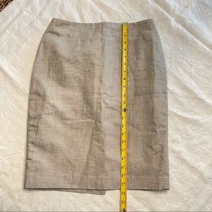 Ann Taylor linen suit skirt